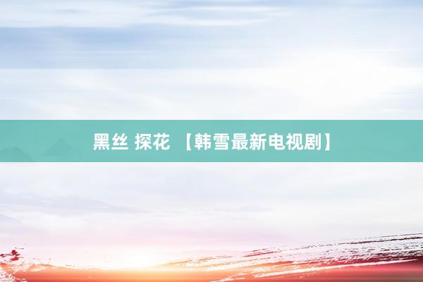 黑丝 探花 【韩雪最新电视剧】