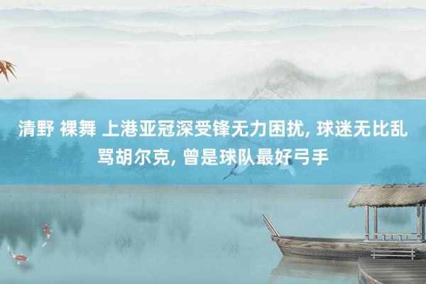清野 裸舞 上港亚冠深受锋无力困扰, 球迷无比乱骂胡尔克, 曾是球队最好弓手